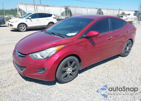 2013 Hyundai Elantra Gls из США, поврежденный, VIN 5NPDH4AE3DH355846